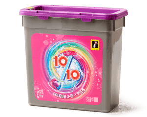 Wasmiddel kleur 3-in-1 capsules