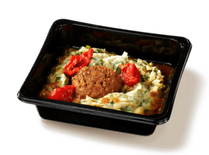 Andijviestampot met slagersgehaktbal