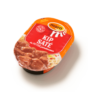 Kipsaté in pittige saus