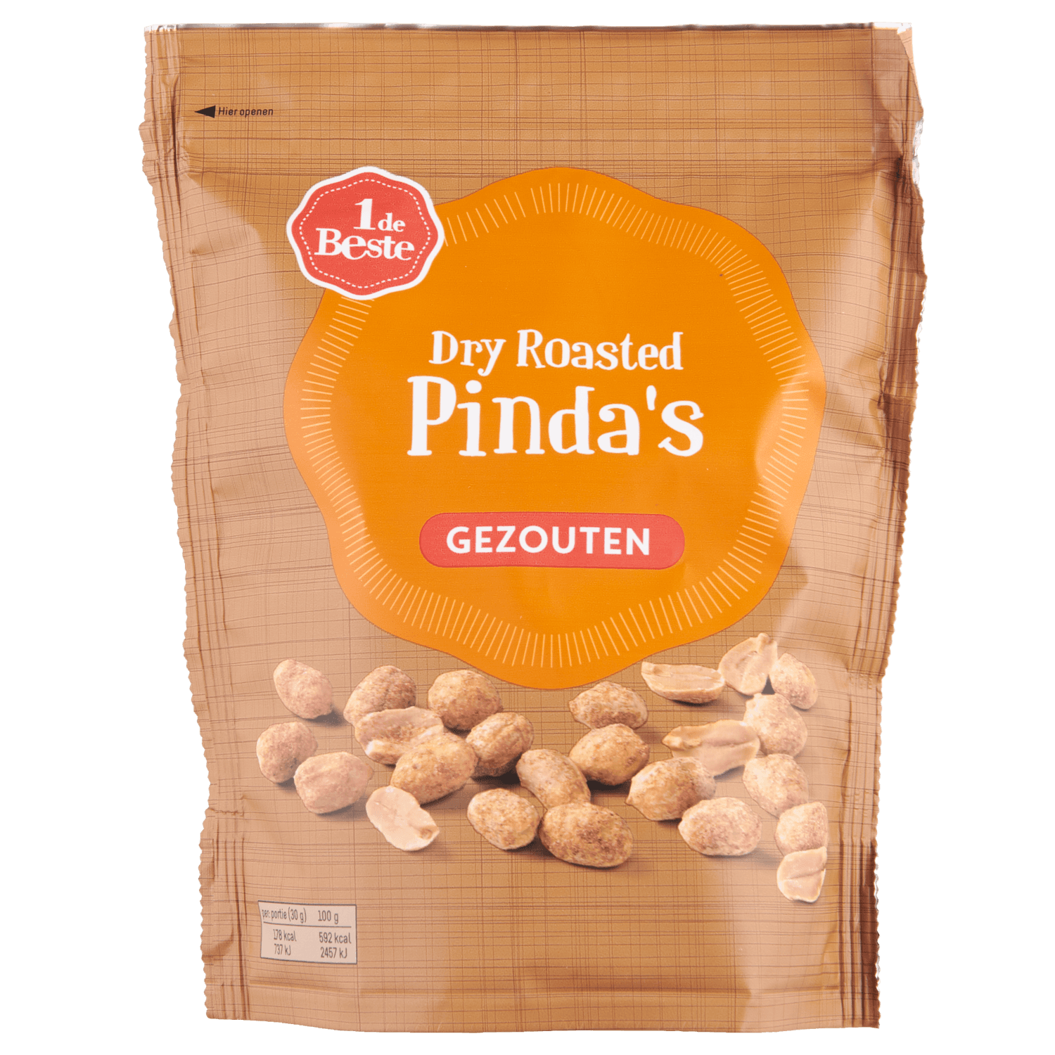 1 De Beste Pindas dry roasted