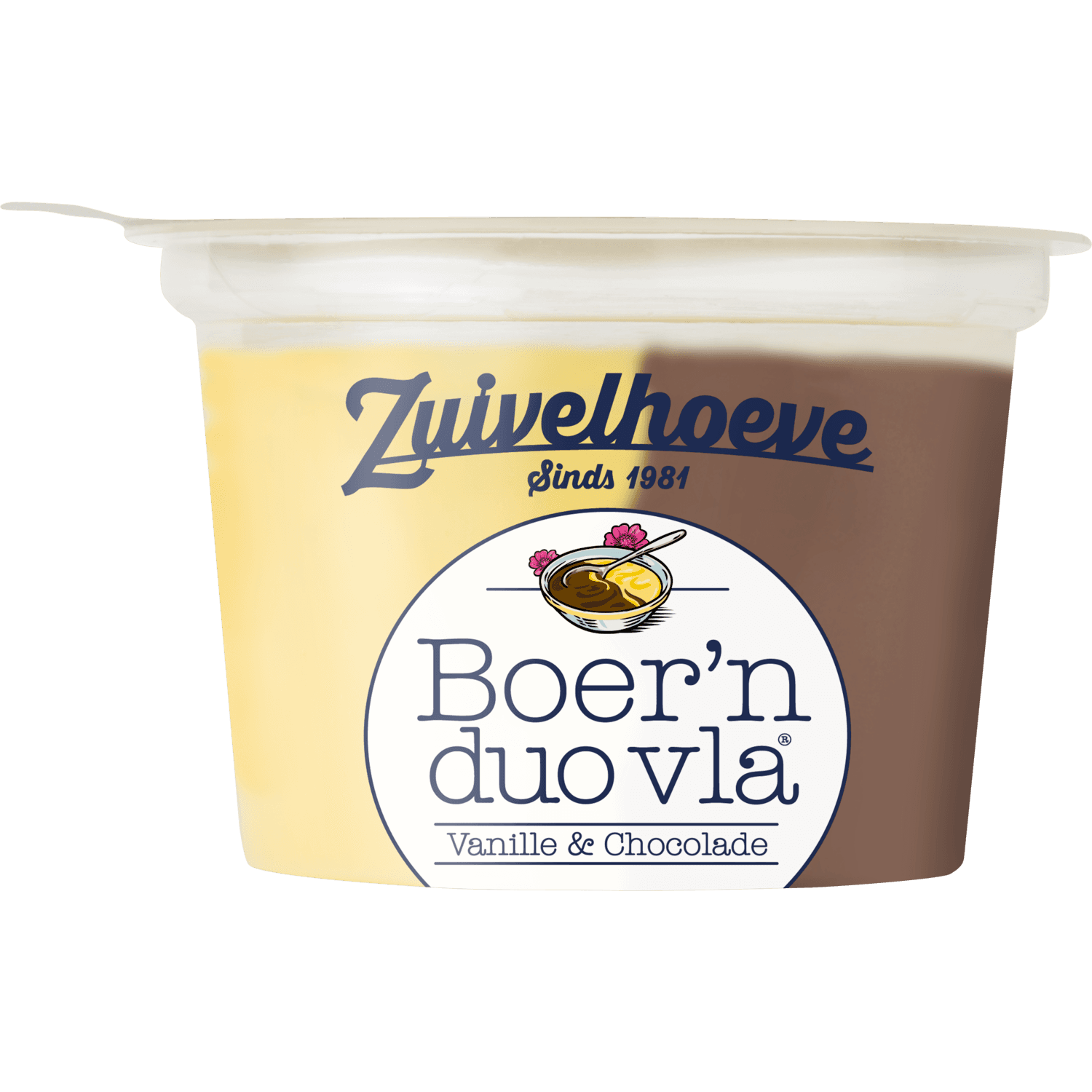 Zuivelhoeve Boern duo vla vanille chocolade
