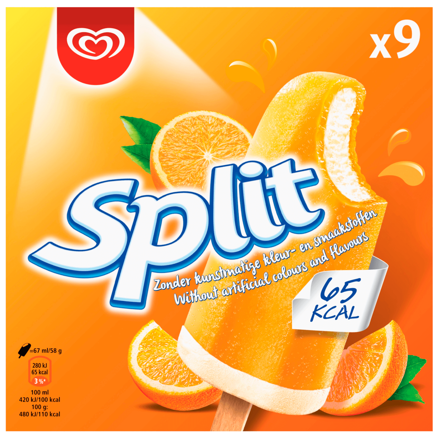 Ola Sinas split 9 stuks