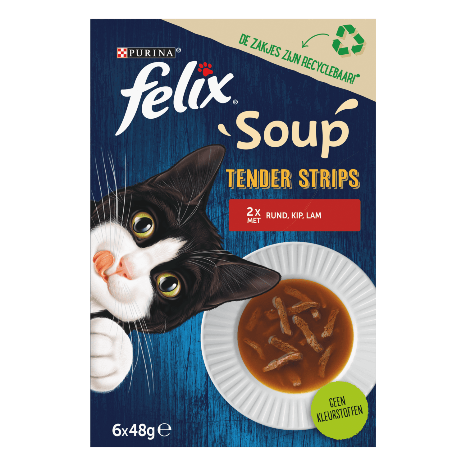 Felix Kattensoep filets Rund-Kip-Lam