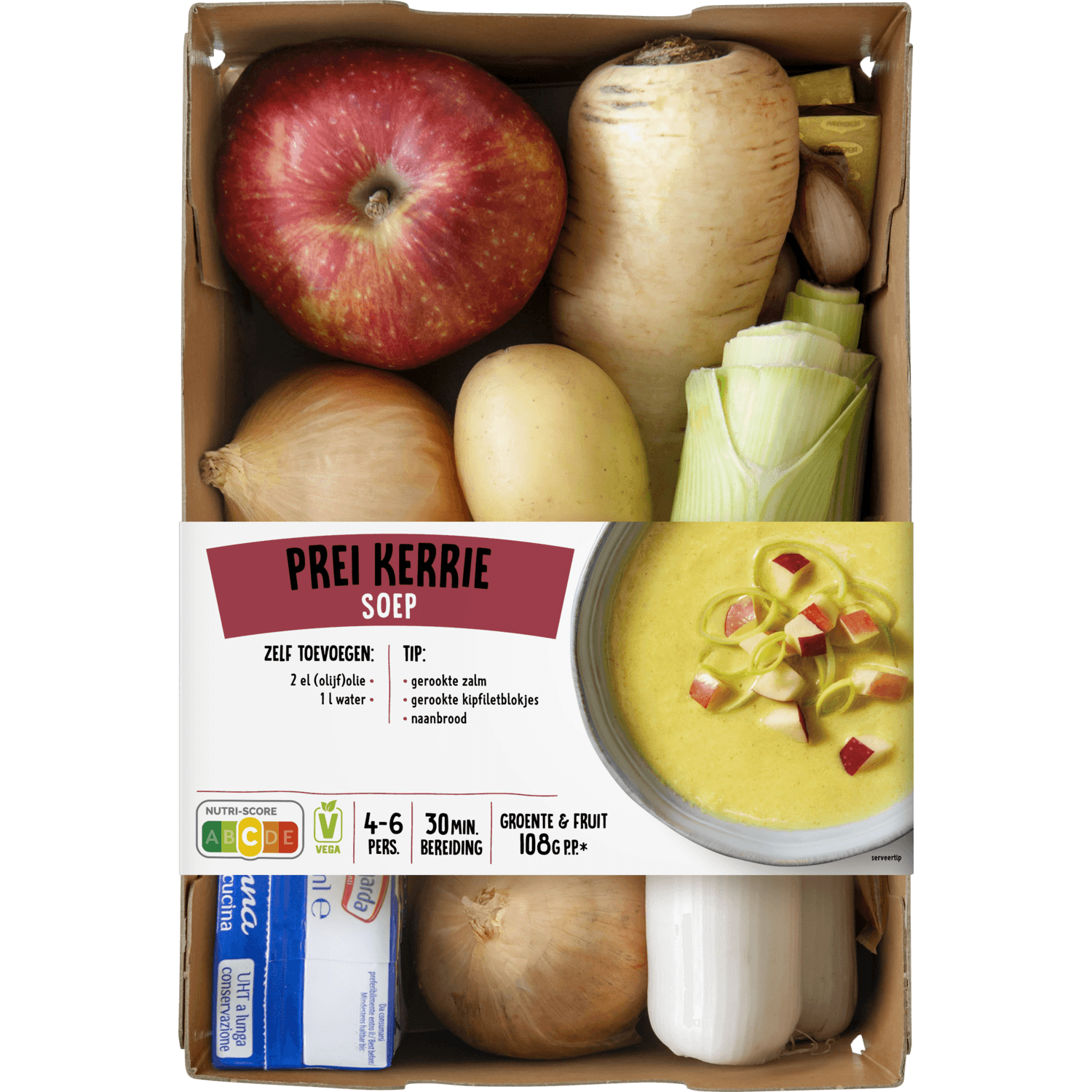 Verspakket prei kerriesoep