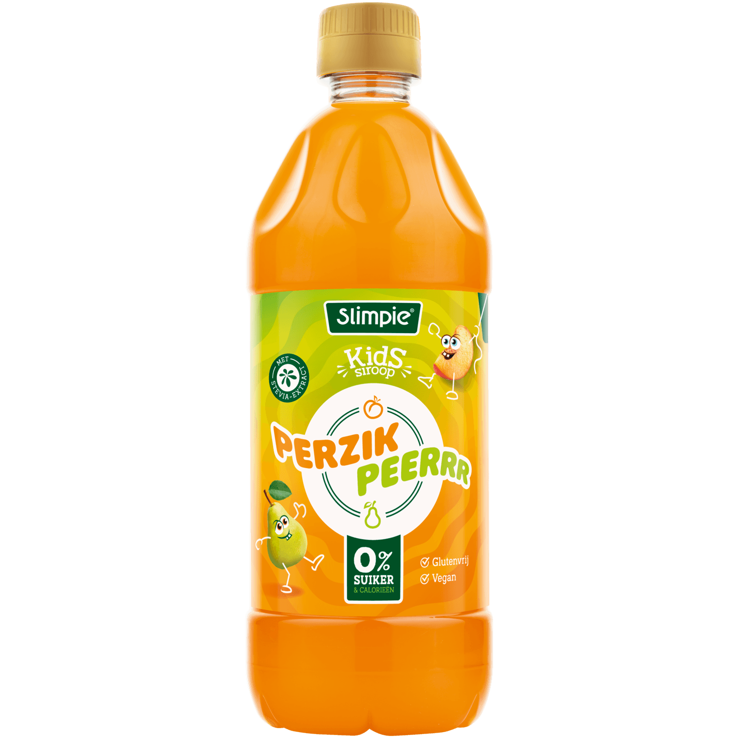 Slimpie Kids limonadesiroop perzik peer