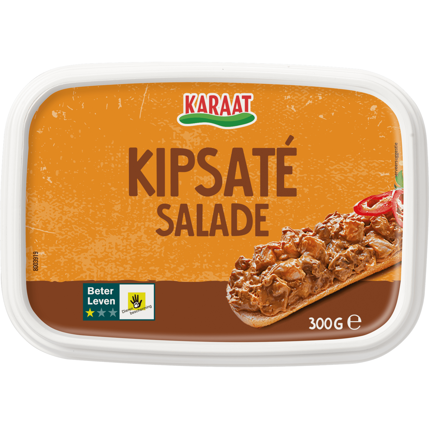 Karaat Kipsate salade