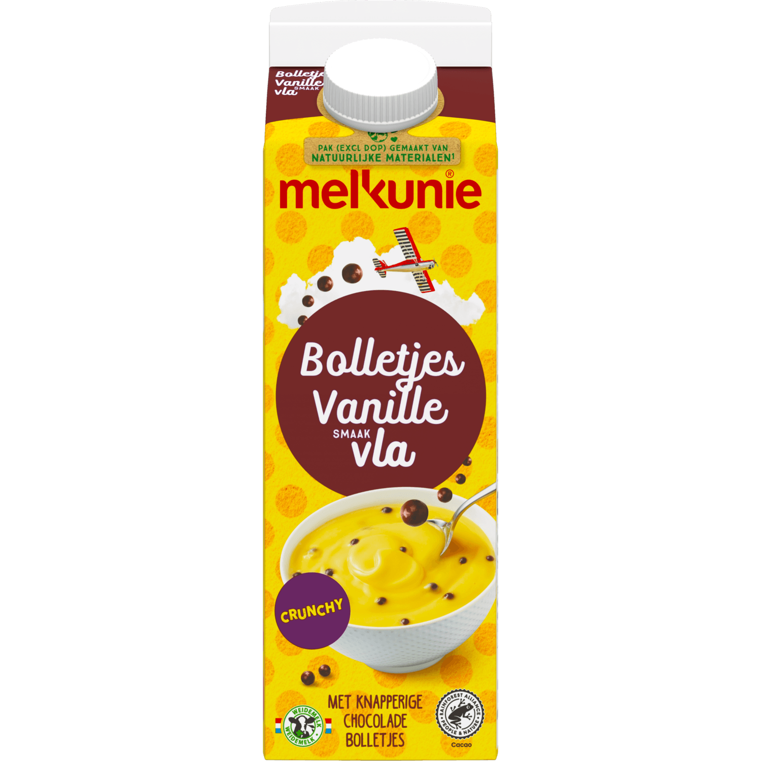 Melkunie Bolletjes vanillevla crunch