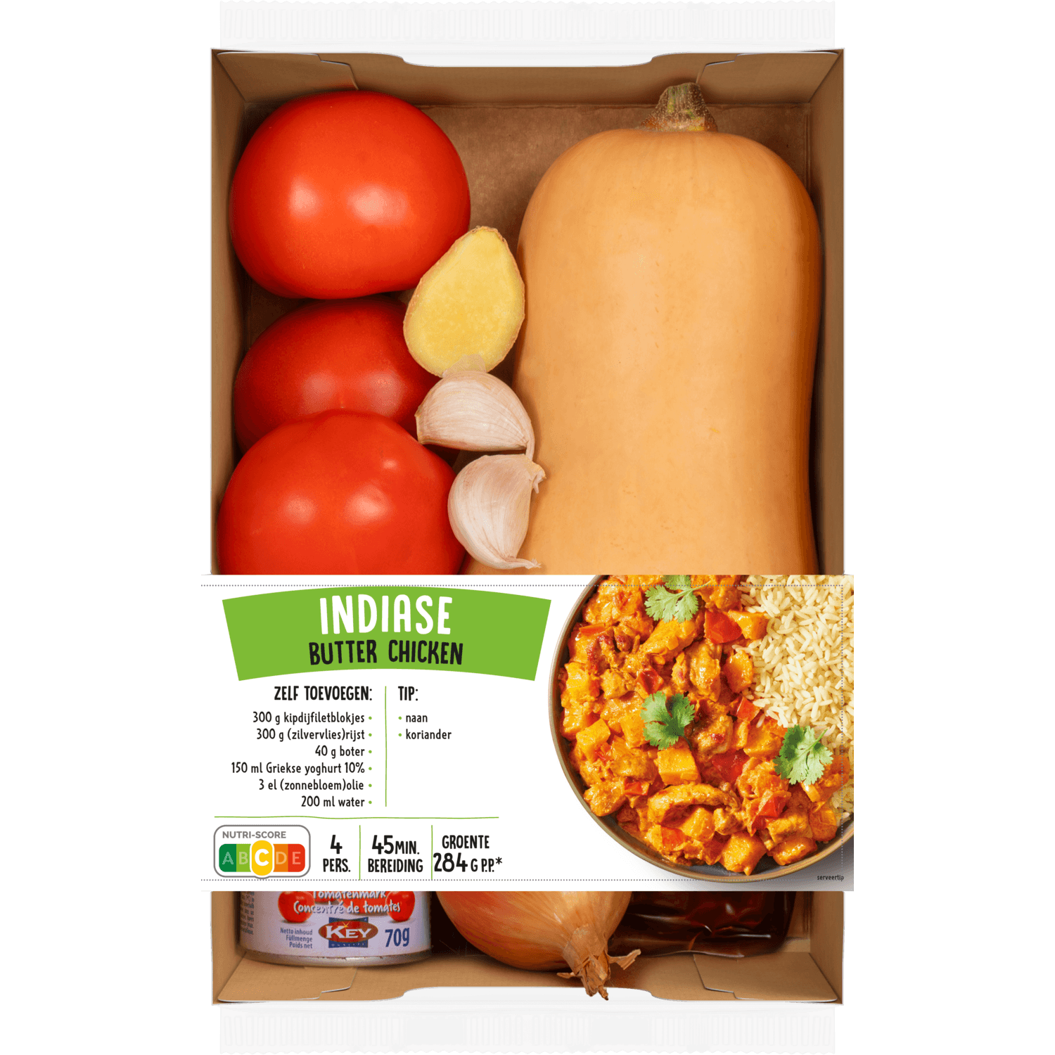 Verspakket indian butter chicken