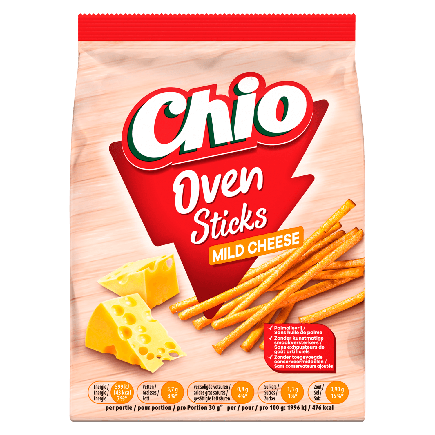 Chio Zoute sticks mild cheese