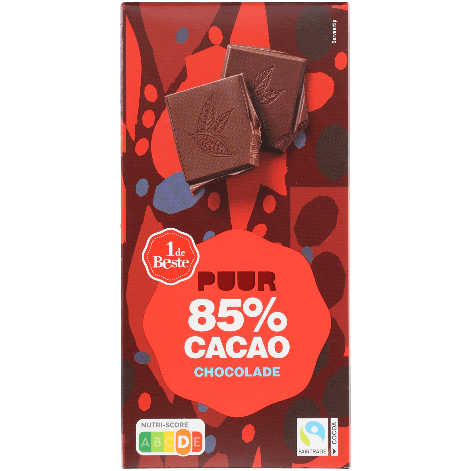 1 De Beste Chocoladetablet puur 85% cacao