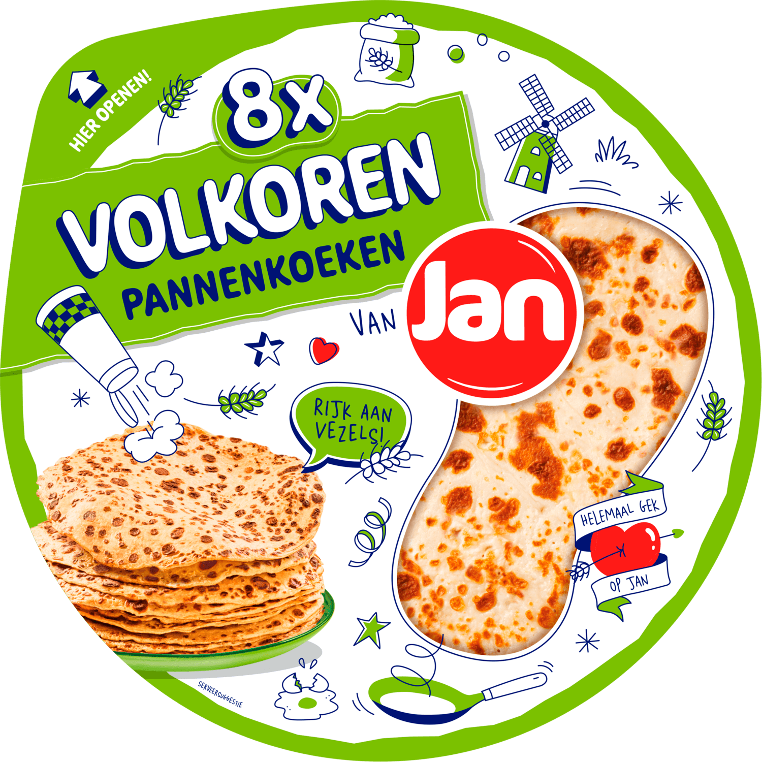 Jan Pannenkoeken volkoren