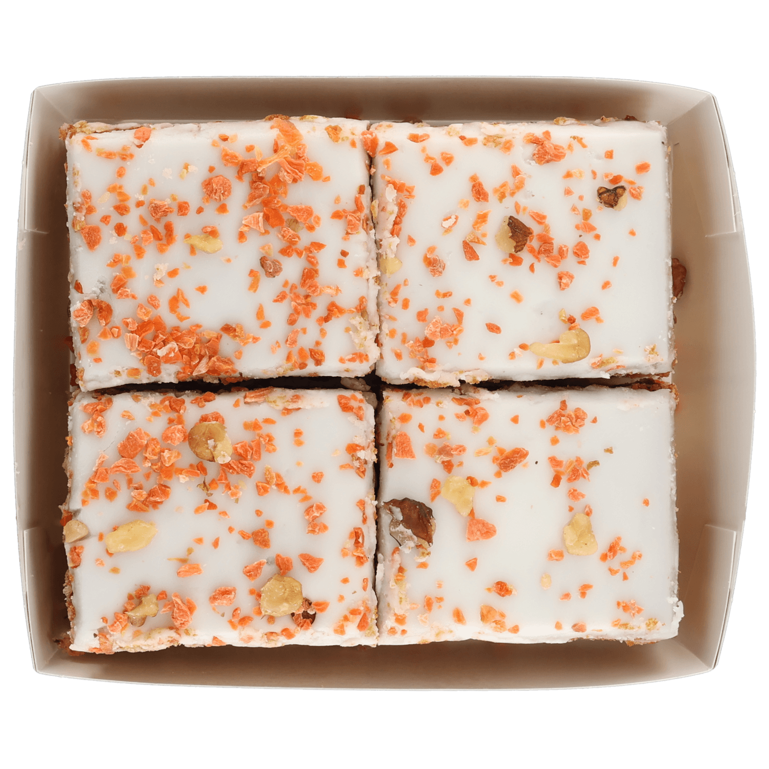 Vers plaatcake carrot