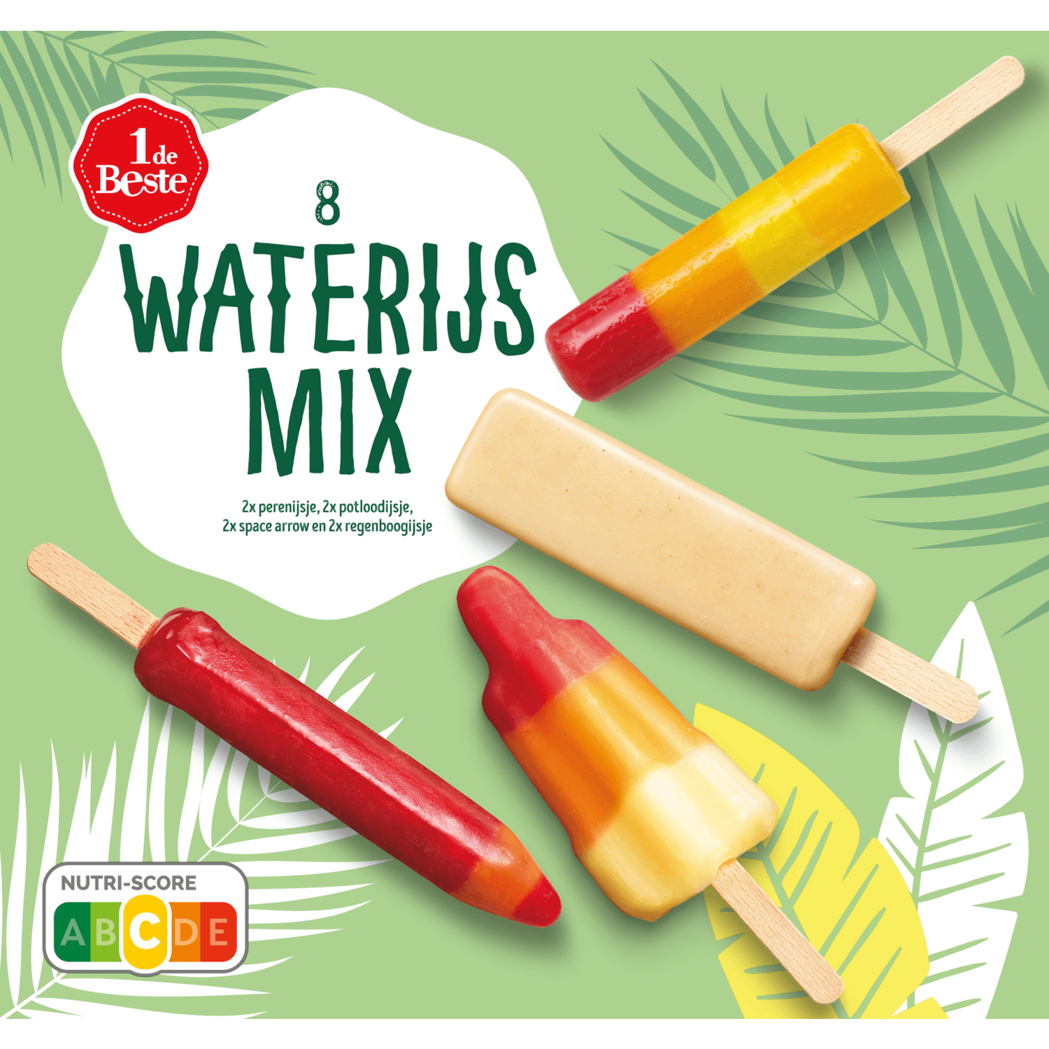 1 De Beste Waterijs pretmix 8 st.