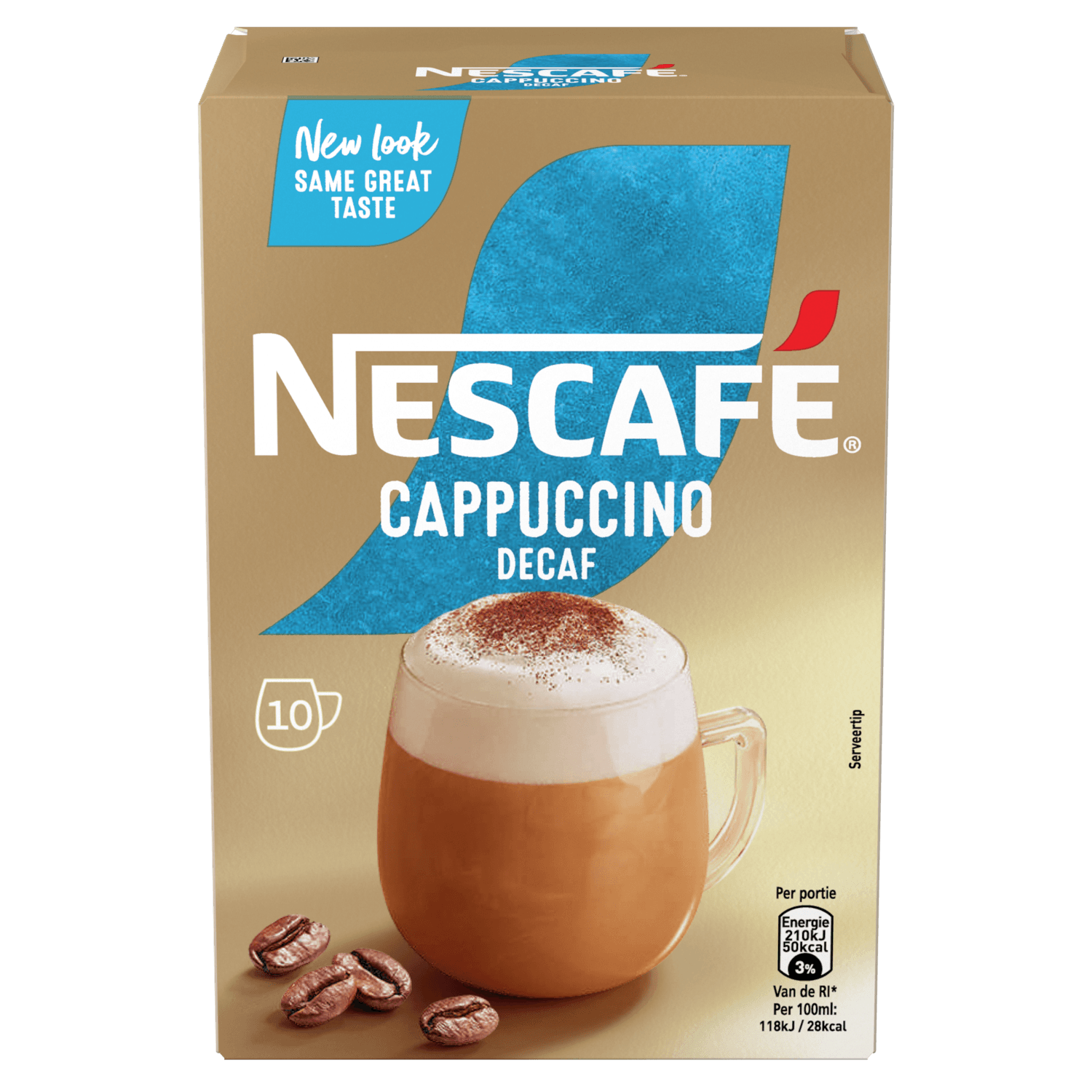 Nescafé Oploskoffie cappuccino cafeïnevrij