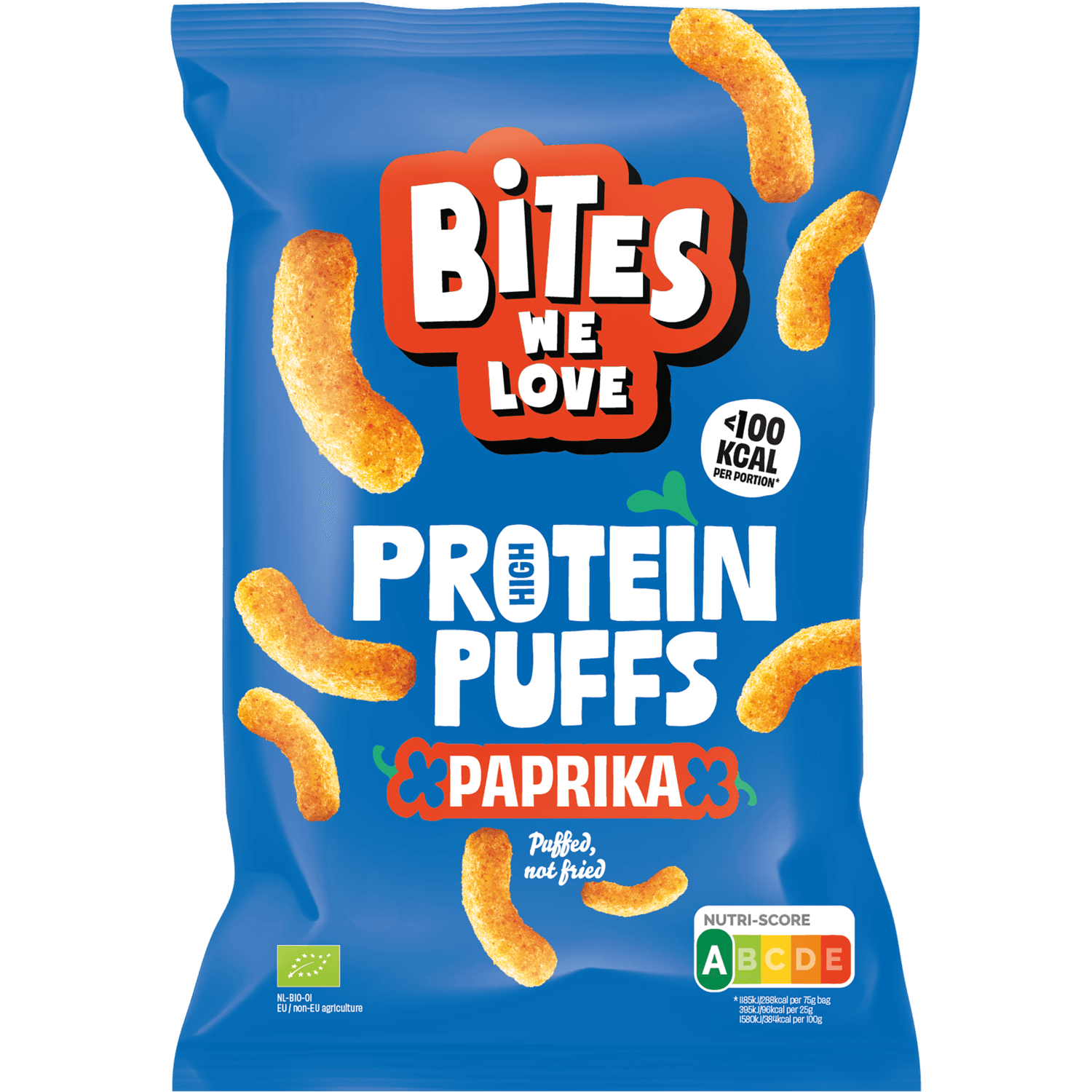 BitesWeLove Protein puffs paprika