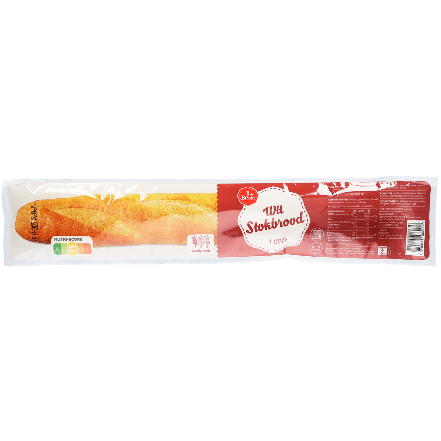 1 De Beste Stokbrood wit