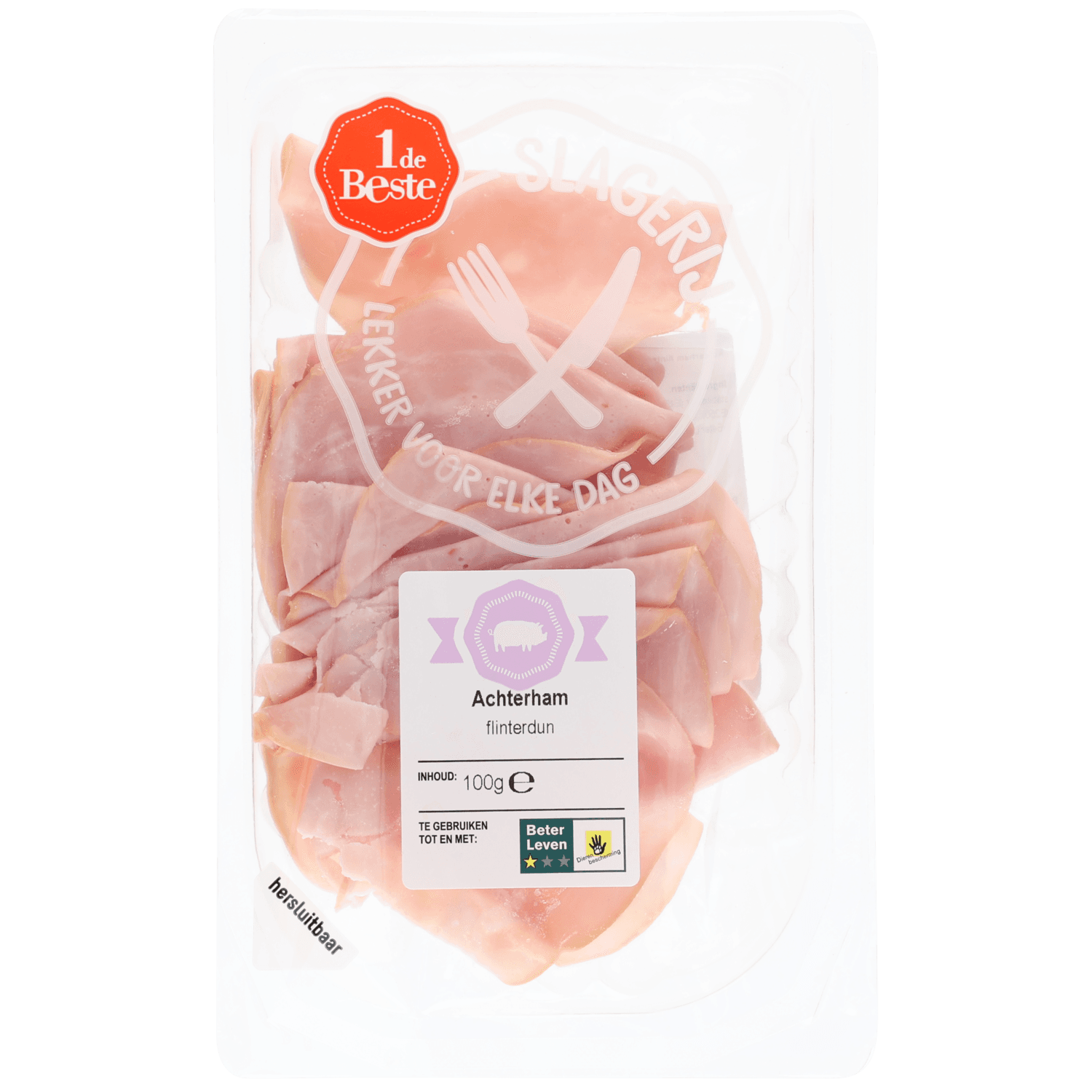 1 De Beste Achterham flinterdun