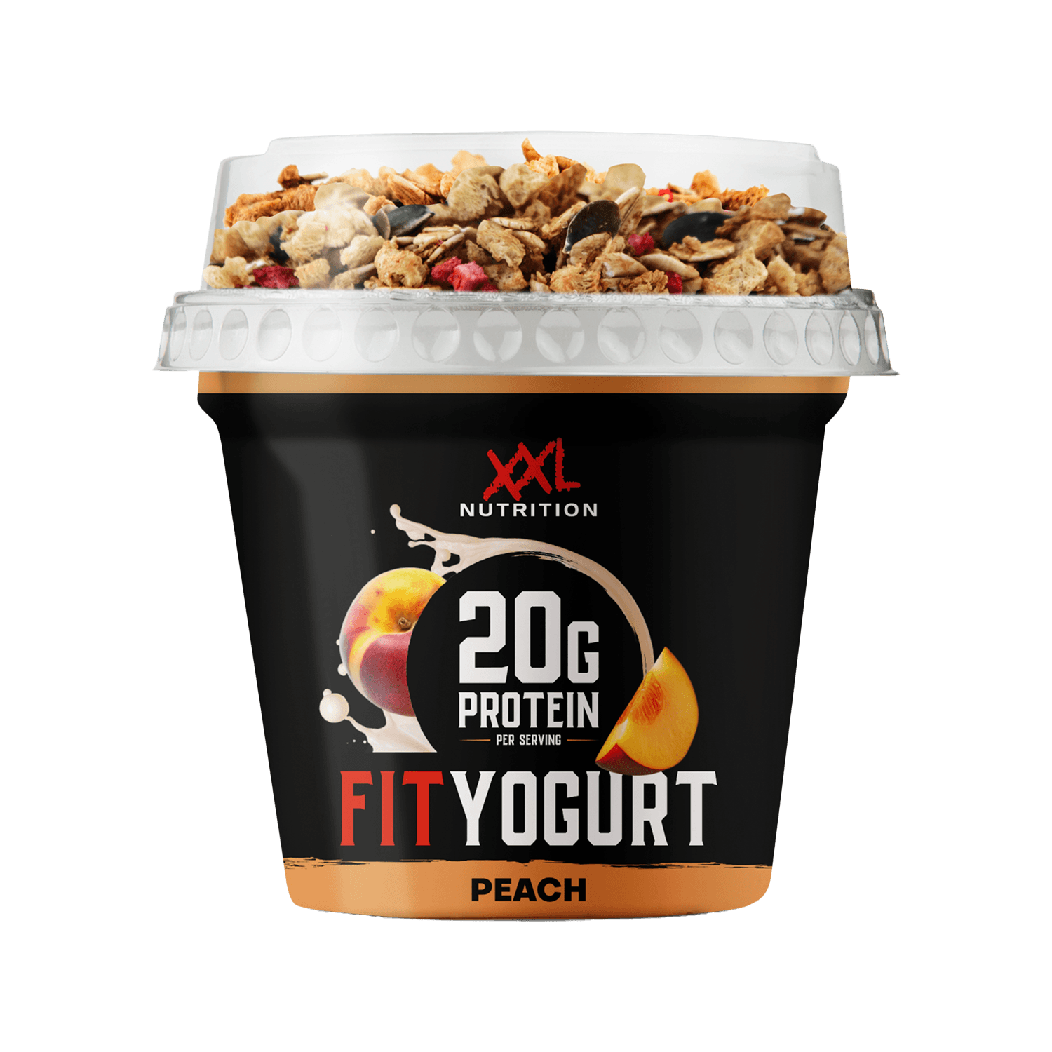 XXL Fit High protein yoghurt to go perzik