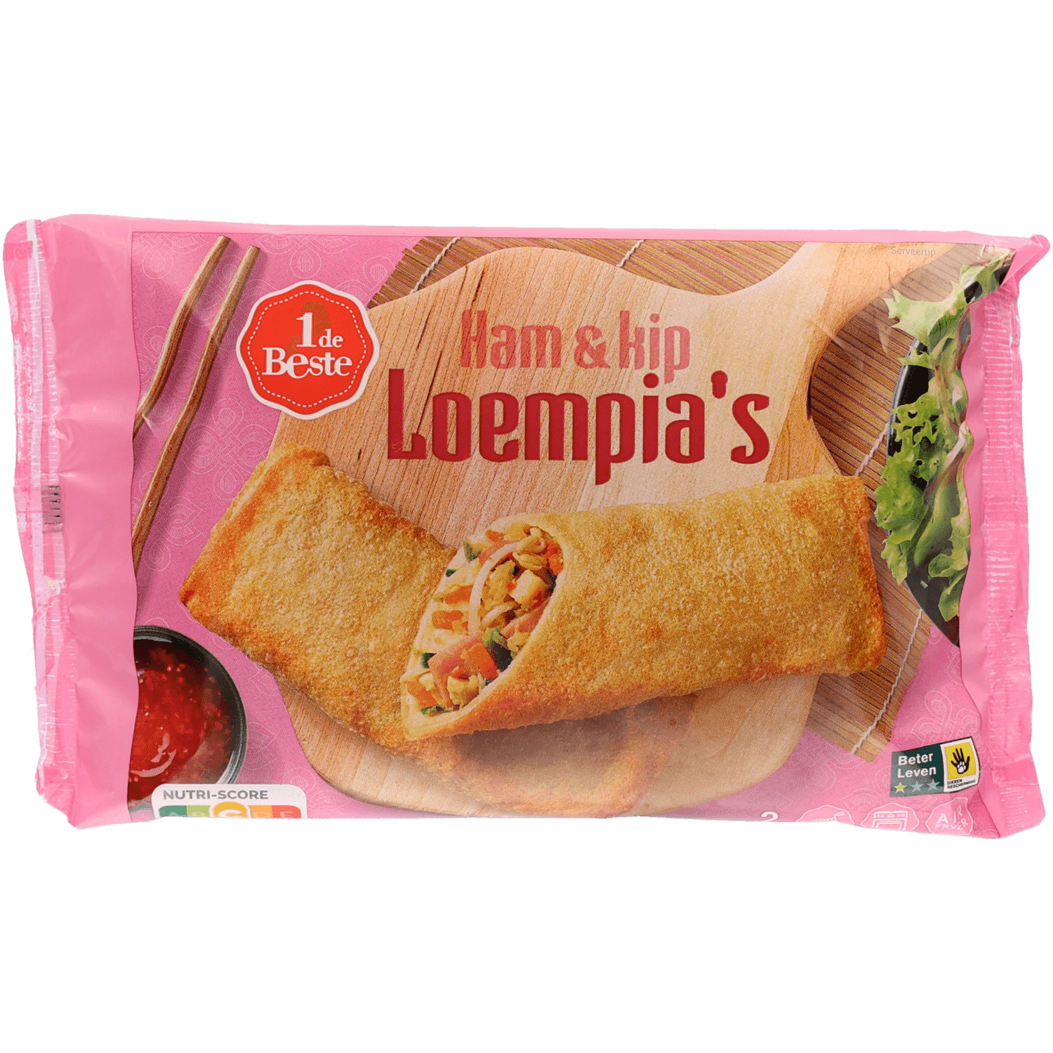1 De Beste Loempia ham/kip 2 st.