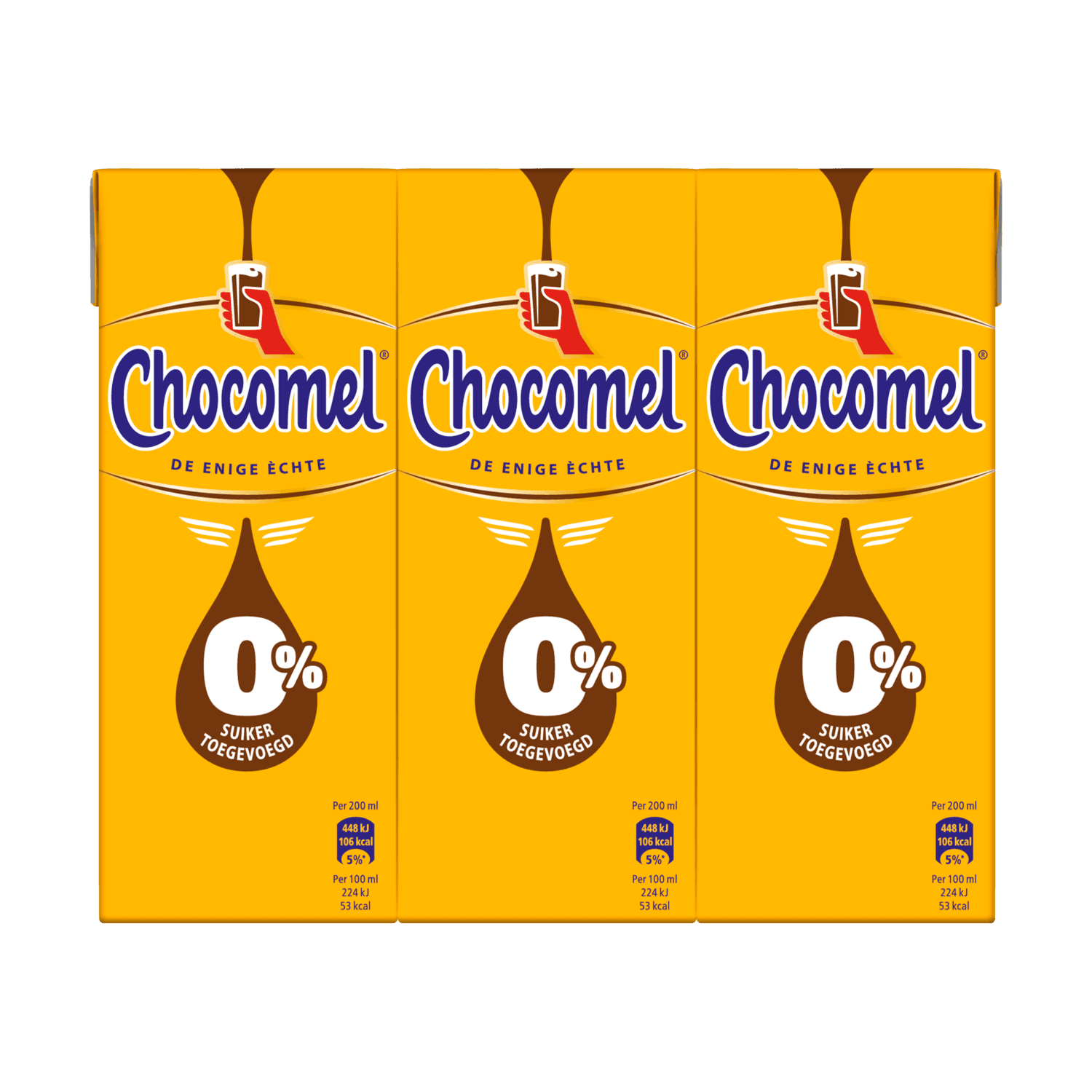 Chocomel Chocolademelk 0% 6 pack
