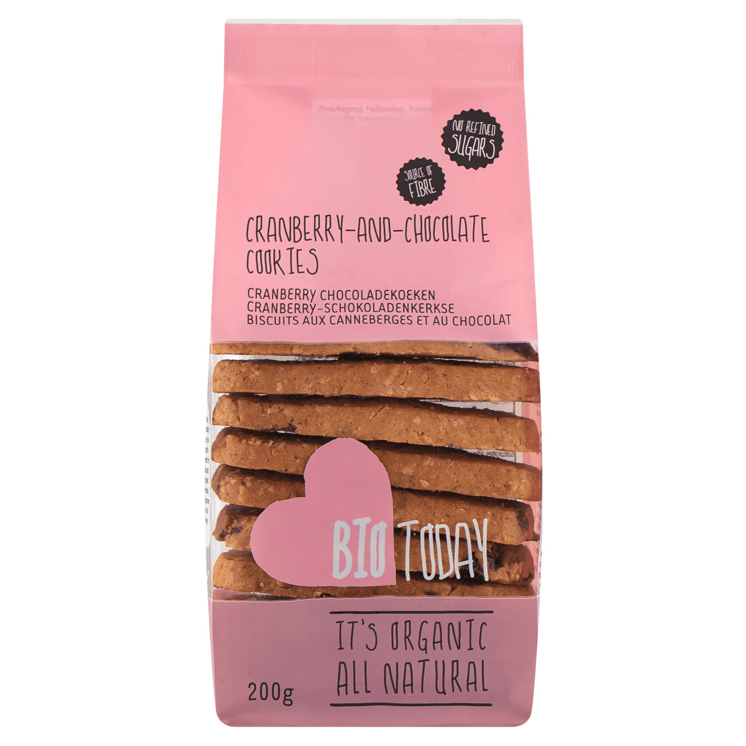 BioToday Cranberry chocoladekoeken