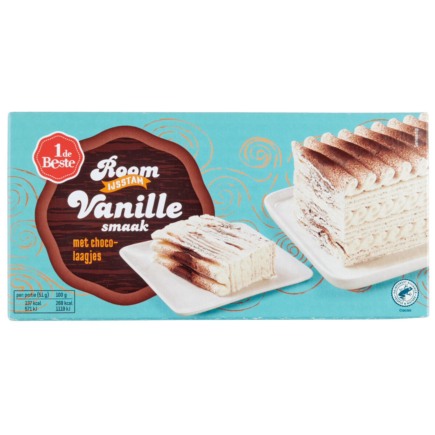 1 De Beste Roomijsstam vanillesmaak