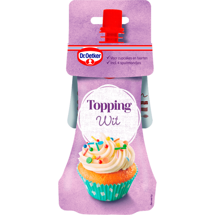 Dr. Oetker Topping Wit 140 g