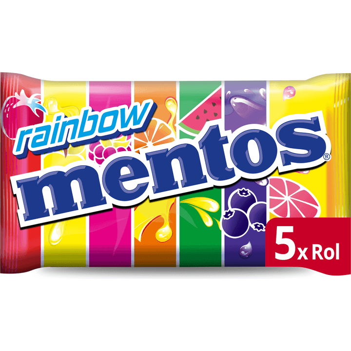 Mentos Rainbow Vegan 5-pack