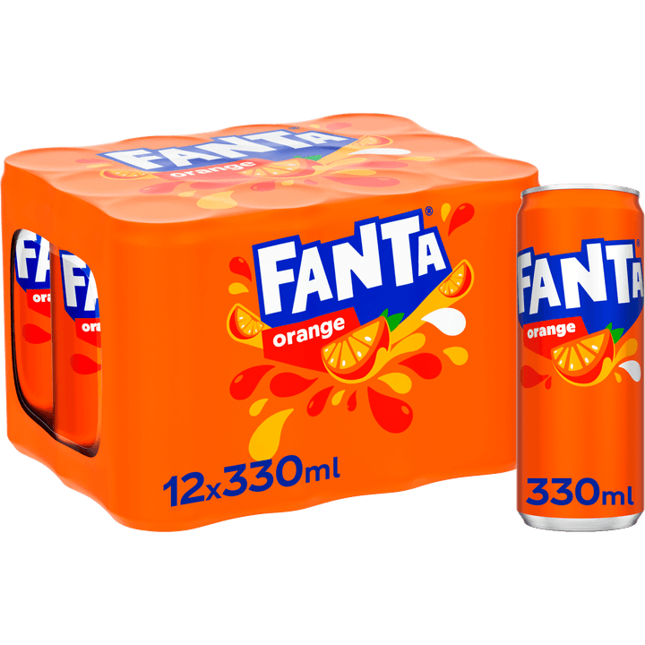 Fanta Orange Blik 12 x 0,33 L
