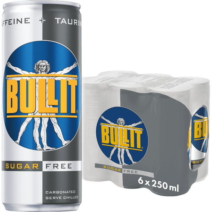 Bullit Sugar Free 6 x 250 ml