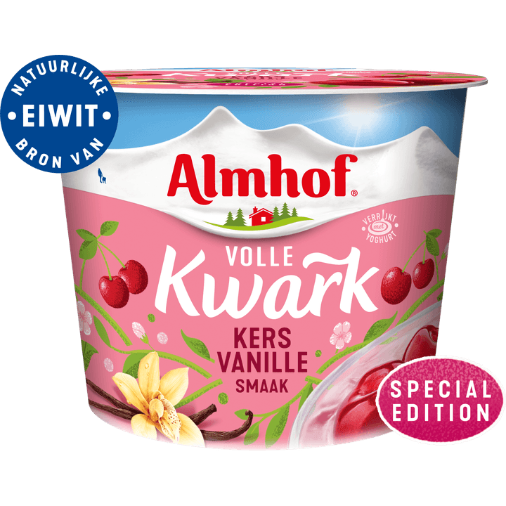 Almhof Volle Kwark Special Edition Kers Vanille 500 g