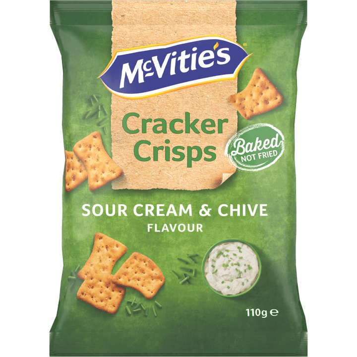 McVitie's Cracker Crisps Sour Cream & Chive Flavour 110g