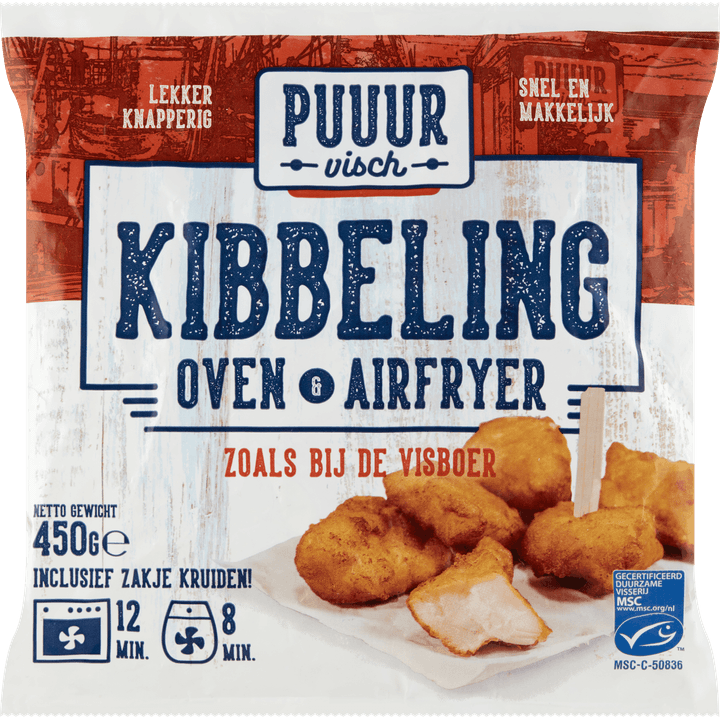 Puuur visch Kibbeling Oven & Airfryer 450 g