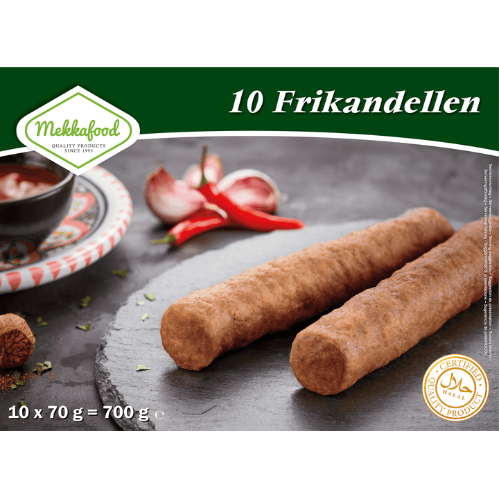 Mekkafood Frikandellen 10 x 70 g