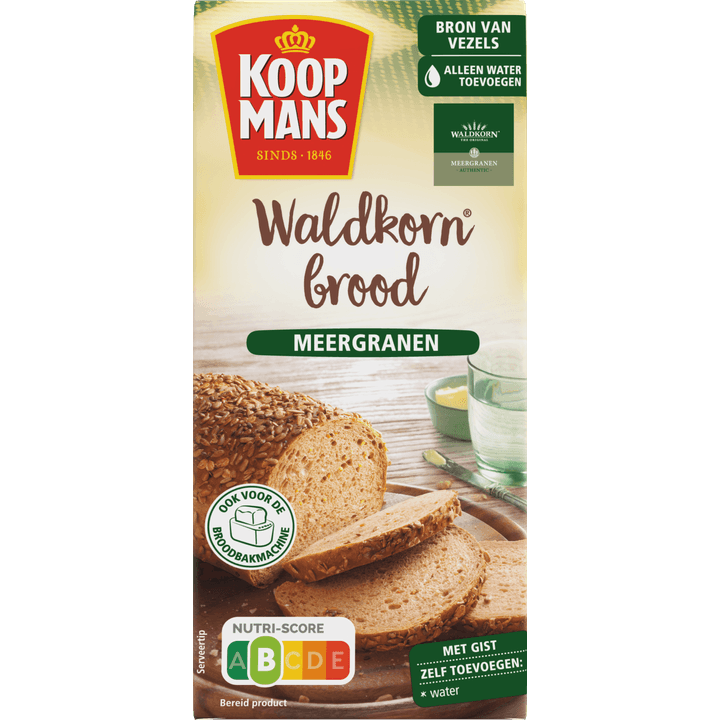 Koopmans Broodmix Waldkorn Meergranen 450 g