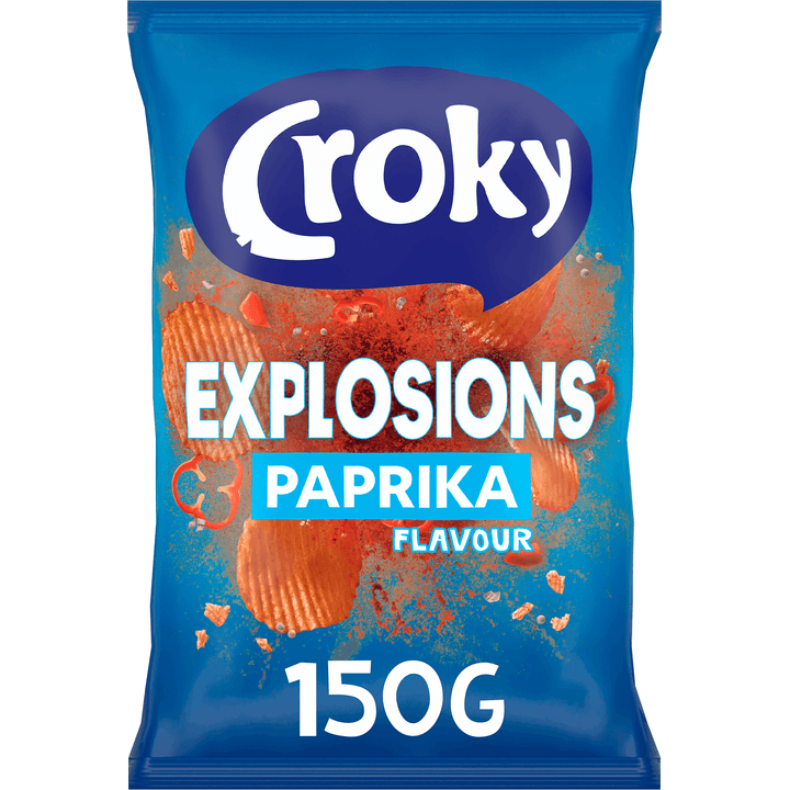 Croky Chips Explosions Paprika 150g