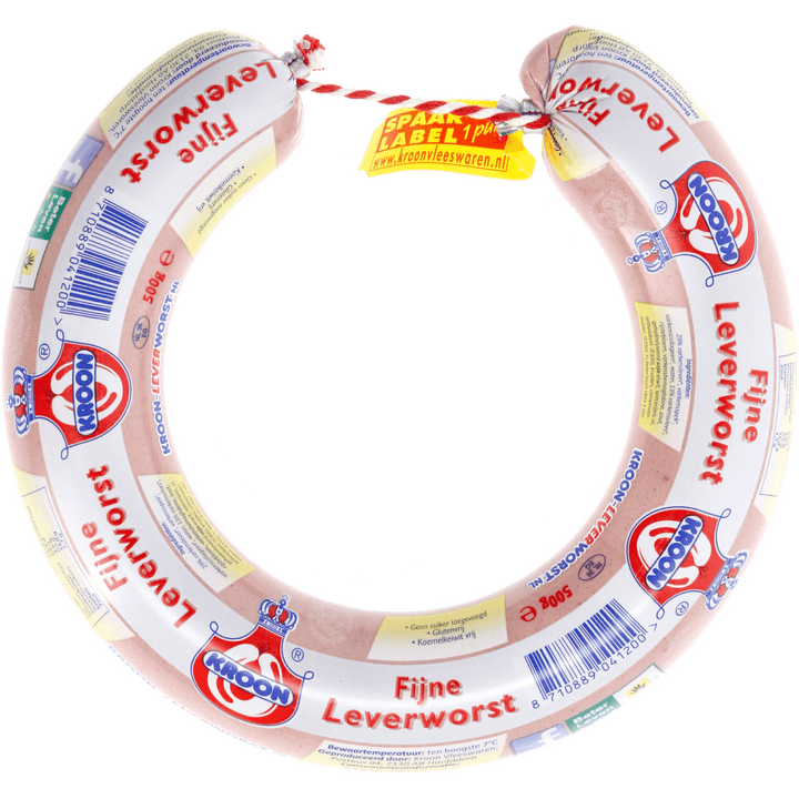 Kroon Fijne Leverworst 500 g