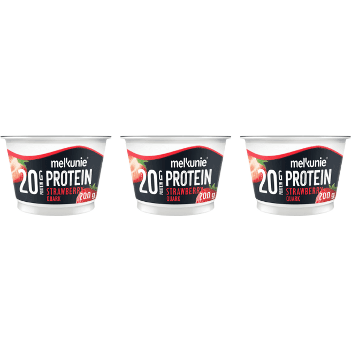 Melkunie Protein Strawberry Flavoured Quark 3x 200 g