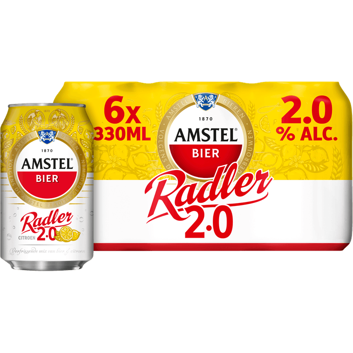 Amstel Radler Citroen Bier Blik 6 x 330ml