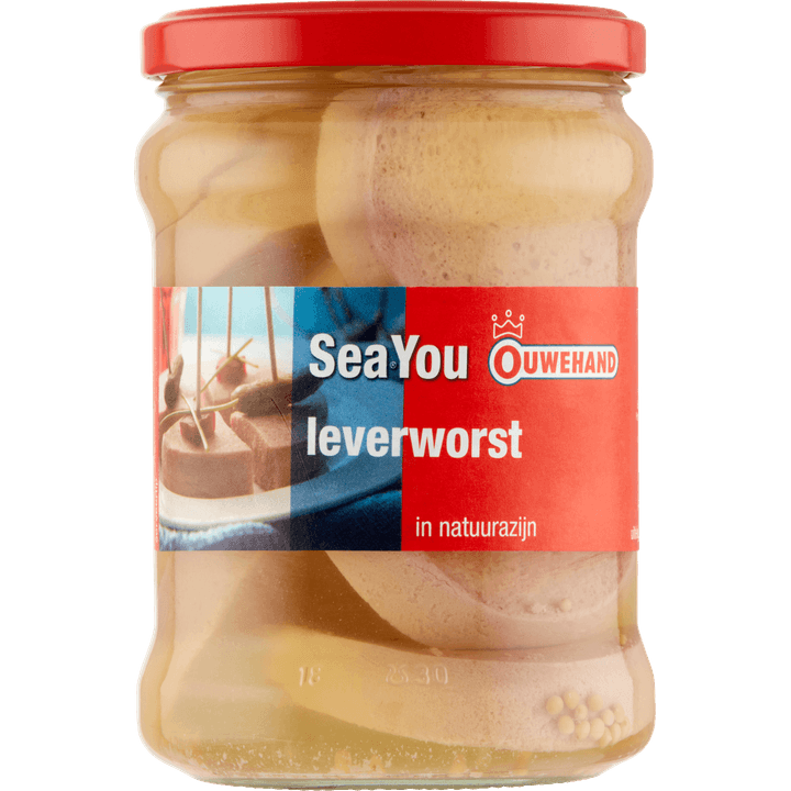 Ouwehand Sea You Leverworst in Natuurazijn 515 g