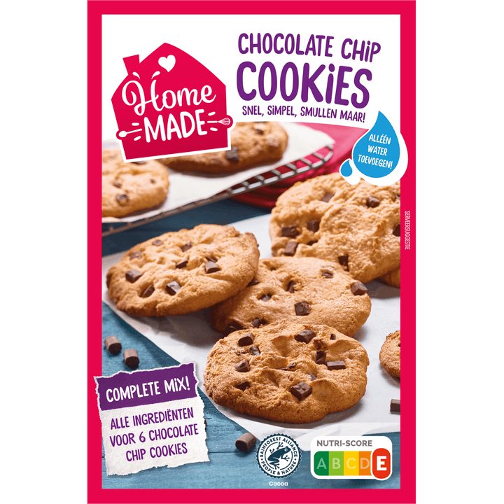 HomeMade Complete Mix voor Chocolate Chip Cookies 325 g